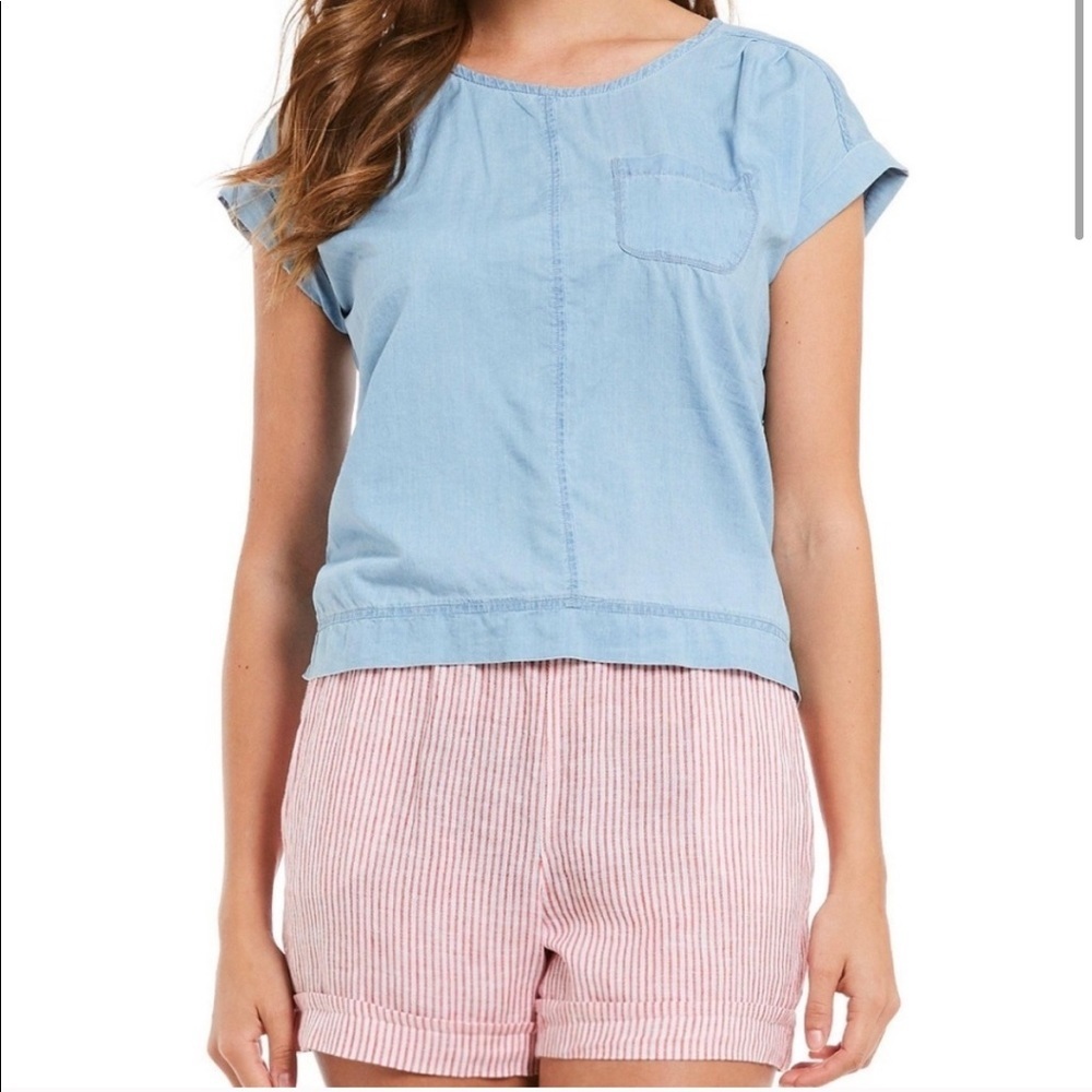 Lightweight Denim Blouse
